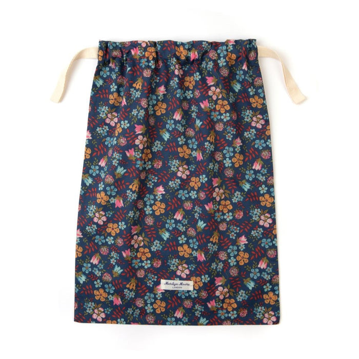 Liberty Tana Lawn Travel Bag Navy Floral