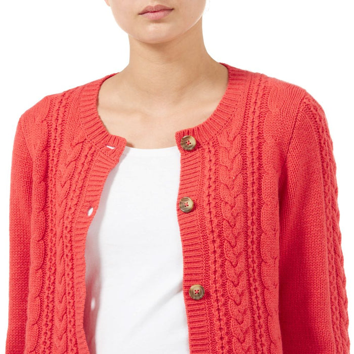 Contemporary Cashmere Cable Cardigan