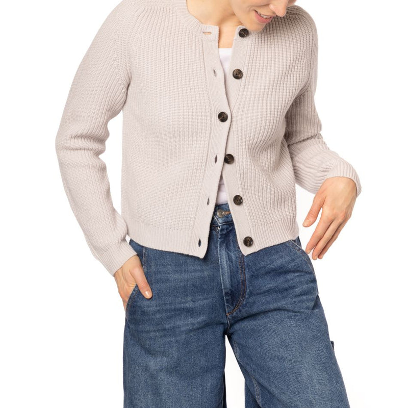 Mortlake Cashmere Cardigan Natural