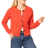 Cashmere CardiganSummer Coral
