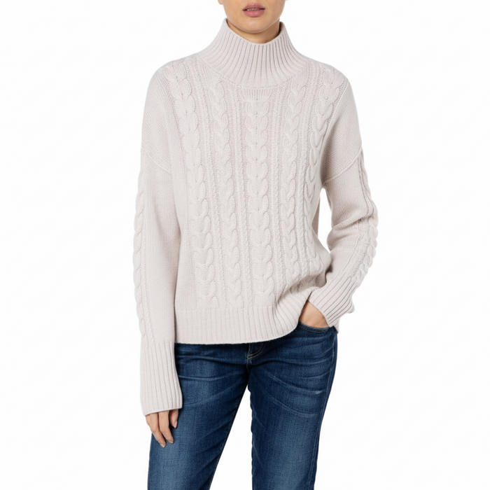 Anya 2.0 More Slouchy Cable knit Cashmere Sweater