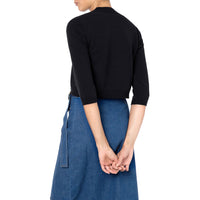 Black Cashmere Cardigan Party Shrug Avi by Marilyn Moore