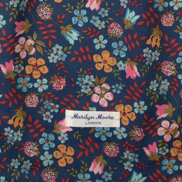 Liberty Tana Lawn Travel Bag Navy Floral