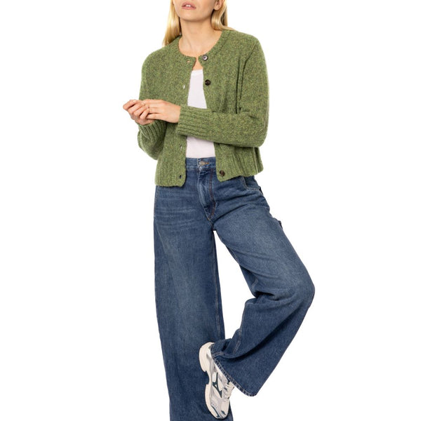 Borough Cosy Cardigan Green