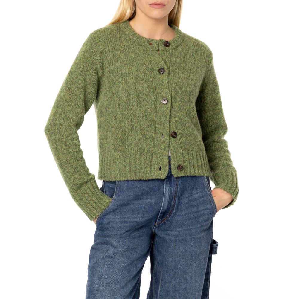 Borough Cosy Cardigan Green