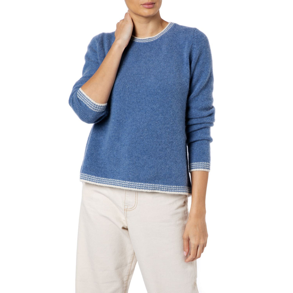 Loro Piana Cashmere Slouchy sweater Blue Denim  Purbeck by Marilyn Moore