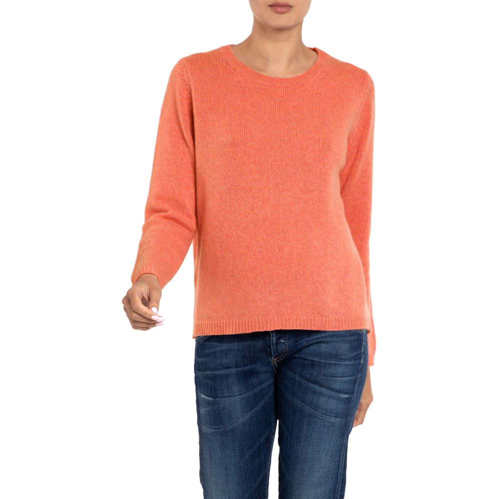 Brooklyn Loro Piana Cashmere sweater Coral by Marilyn Moore