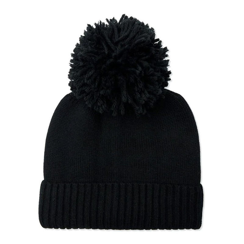 Double Layer Cashmere Hat Black