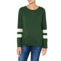 Cashmere sweater Green ivory Marilyn Moore Celine
