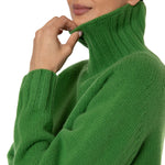Claudia Green Funnel neck sweater Cashmere Merino Jumper by Marilyn Moore Inspired by 'The Traitors' Style