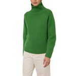 Claudia Green Funnel neck Cashmere Merino Sweater by Marilyn Moore Inspired by Claudia Winkleman  'TheTraitors' Style