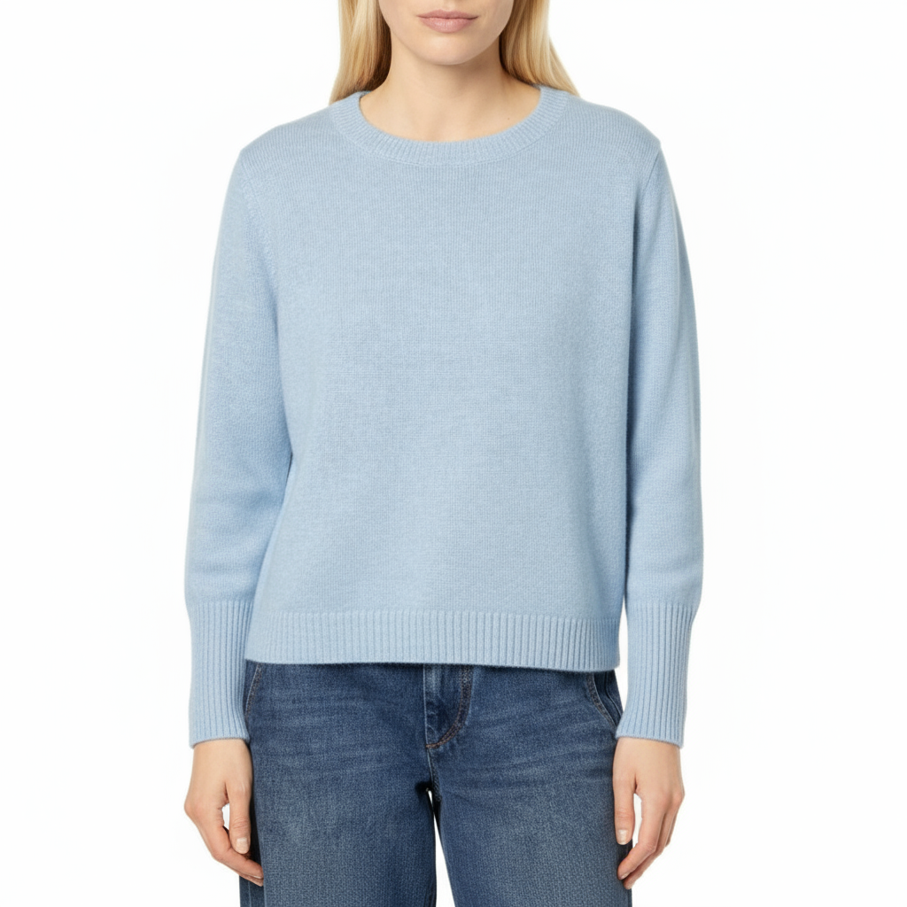 Dalston Cashmere Sweater Sea Mist