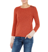 Dani Handmade Cashmere Jumper Burnt Orange