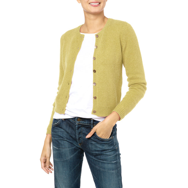 Dolly Handmade Cashmere Cardigan - Dijon