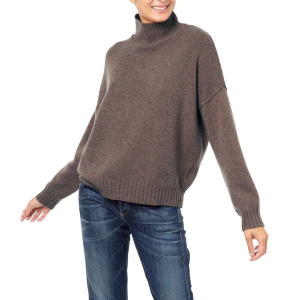 Dublin Handmade Cashmere Sweater Brown