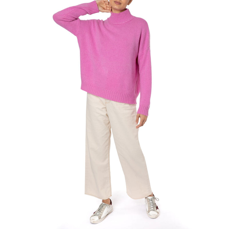 Loro Piana Cashmere Barbie Pink Sweater-Marilyn Moore Dublin slouchy jumper