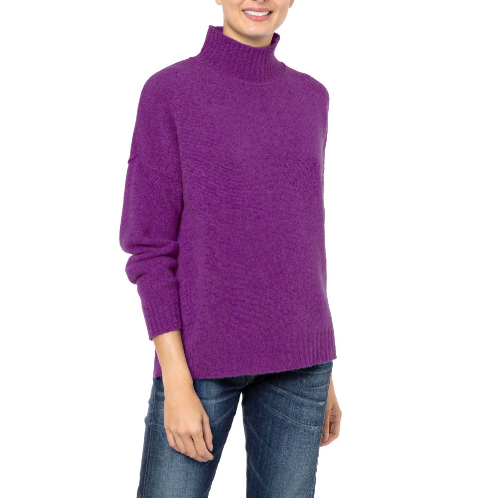 Loro Piana Cashmere sweater purple by marilyn moore