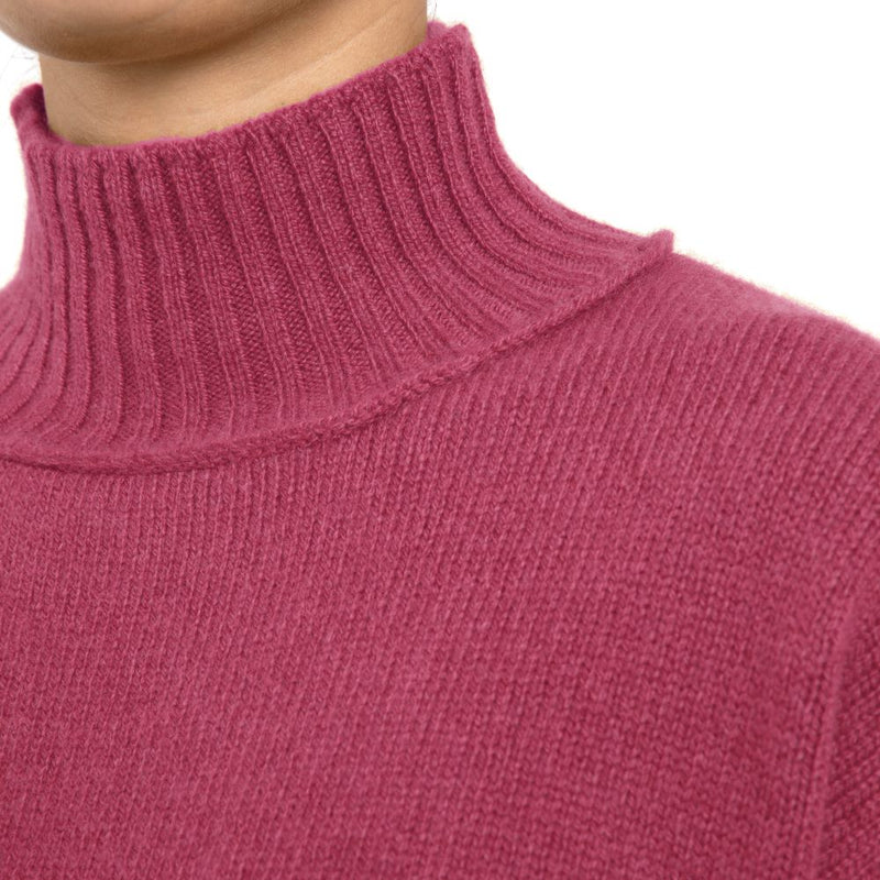 Dublin Loro Piana Cashmere Slouchy Sweater Raspberry