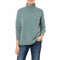 Bue Green Loro Piana Cashmere slouchy sweater dublin by Marilyn Moore