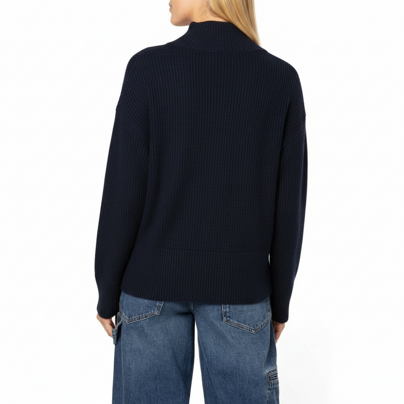 Dulwich Cashwool Merino sweater - Navy