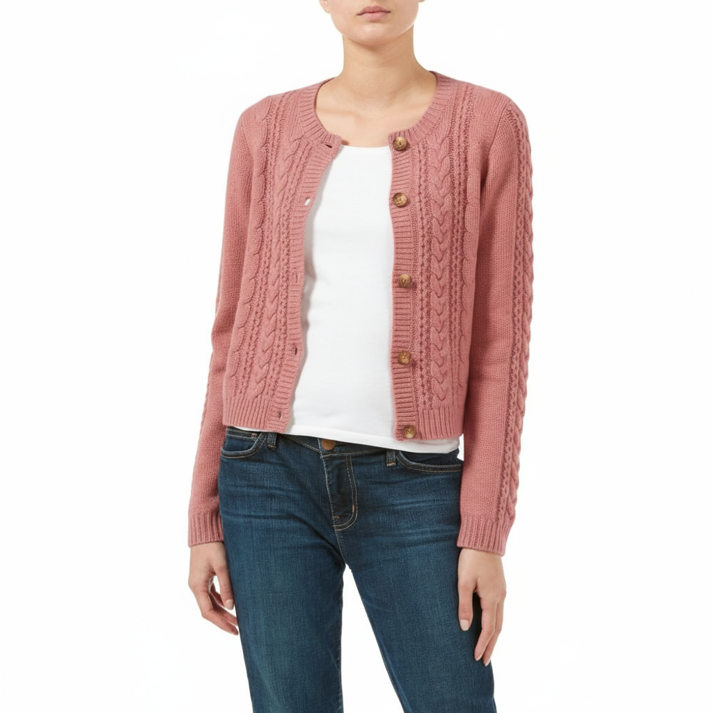 MARILYN MOORE Emma Cashmere Cable Cardigan - Old Pink – Marilyn Moore MARILYN MOORE Emma Cashmere Cable Cardigan - Old Pink – Marilyn Moore