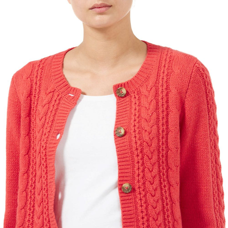Contemporary Cashmere Cable Cardigan Last one