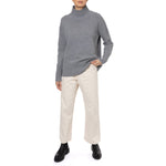 GALWAY Merino Sweater Slouchy Cashmere jumper Mid Grey Marilyn Moore
