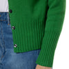 Clara Geelong Crewneck Cardigan Green by Marilyn Moore