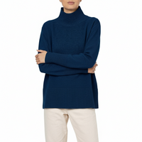 St Ives Slouchy Navy Sweater