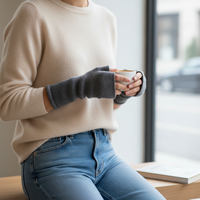 Maltby Cashmere Wrist warmers - Grey