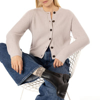 Mortlake Cashmere Cardigan Natural