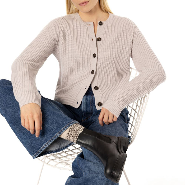 Mortlake Cashmere Cardigan Natural