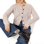 Cashmere Cardigan Natural