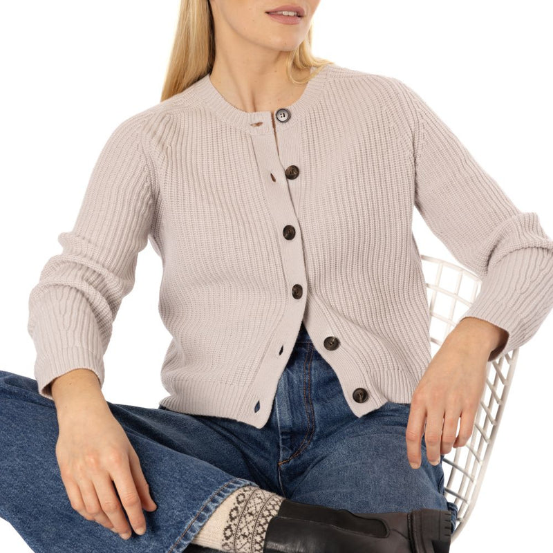 Cashmere Cardigan Natural