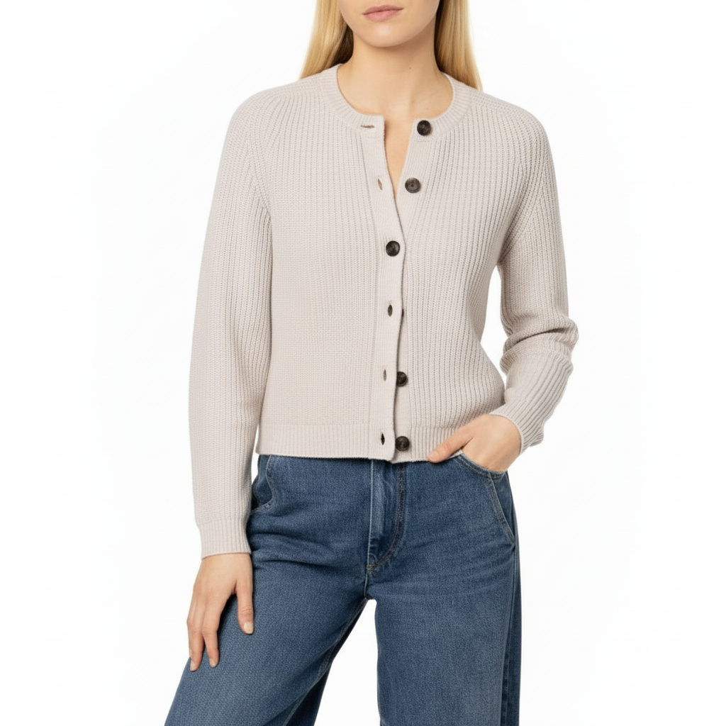 Mortlake Cashmere Cardigan Natural