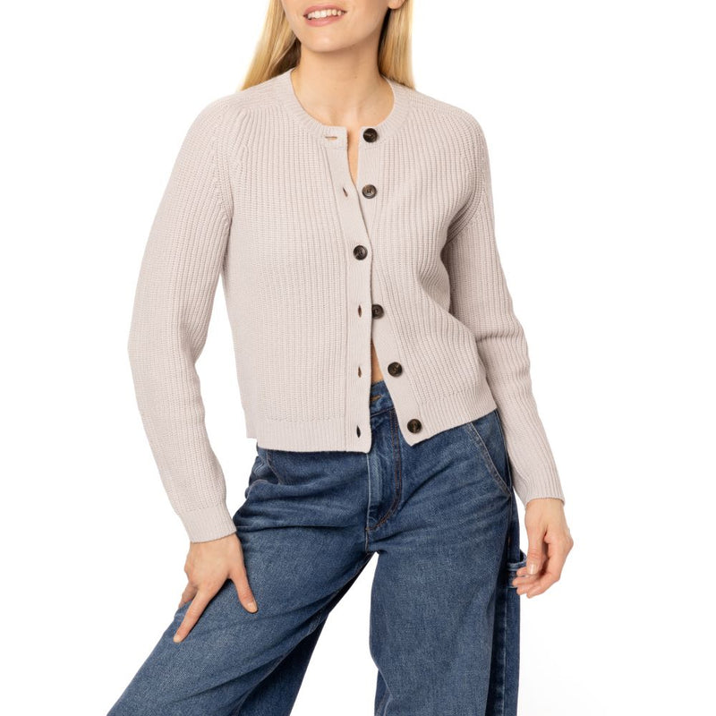 Cashmere Cardigan Natural