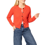 Cashmere CardiganSummer Coral