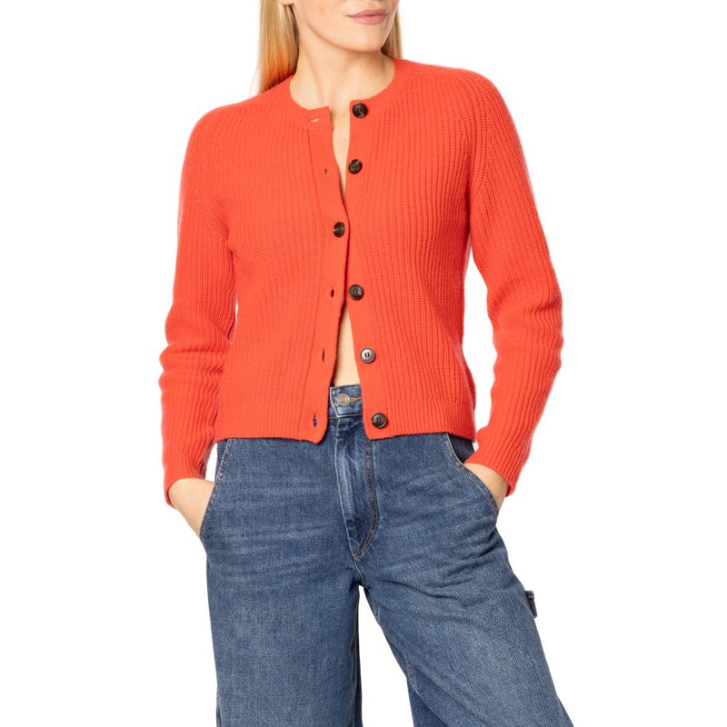 Cashmere CardiganSummer Coral