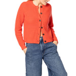 Cashmere CardiganSummer Coral