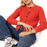 Cashmere CardiganSummer Coral