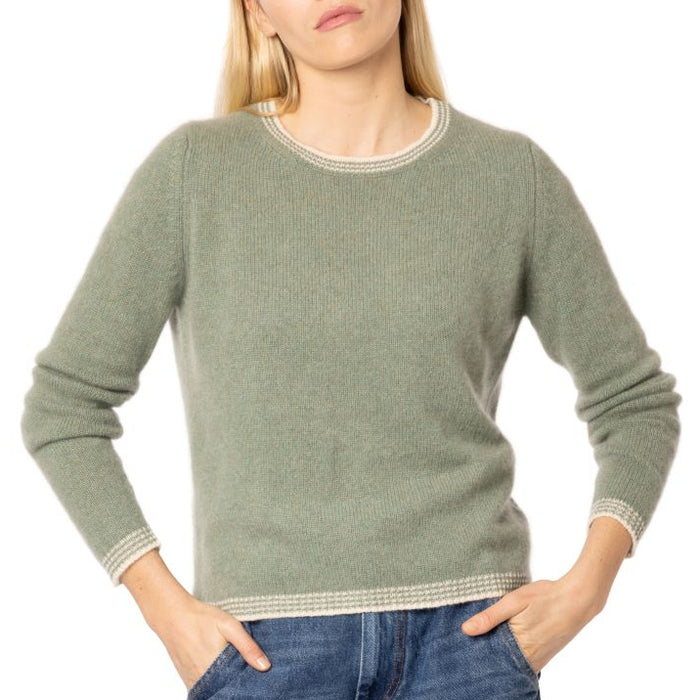 Purbeck Handmade Cashmere Sweater Sage