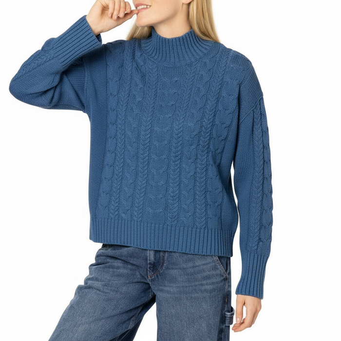 Artists Indigo denim Sweater