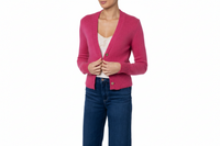 Roshin Handmade Cashmere cardigan Fuchsia