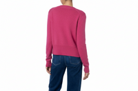 Roshin Handmade Cashmere cardigan Fuchsia