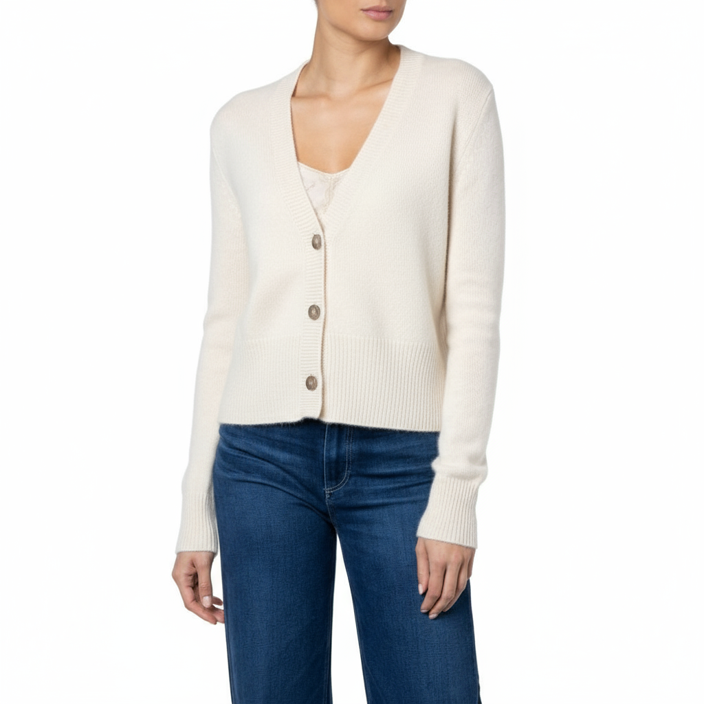 Roshin Handmade Cashmere Cardigan