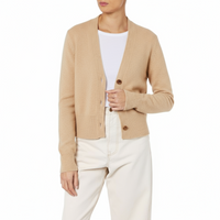 Roshin Loro Piana cashmere cardigan Camel Cashmere Marilyn Moore