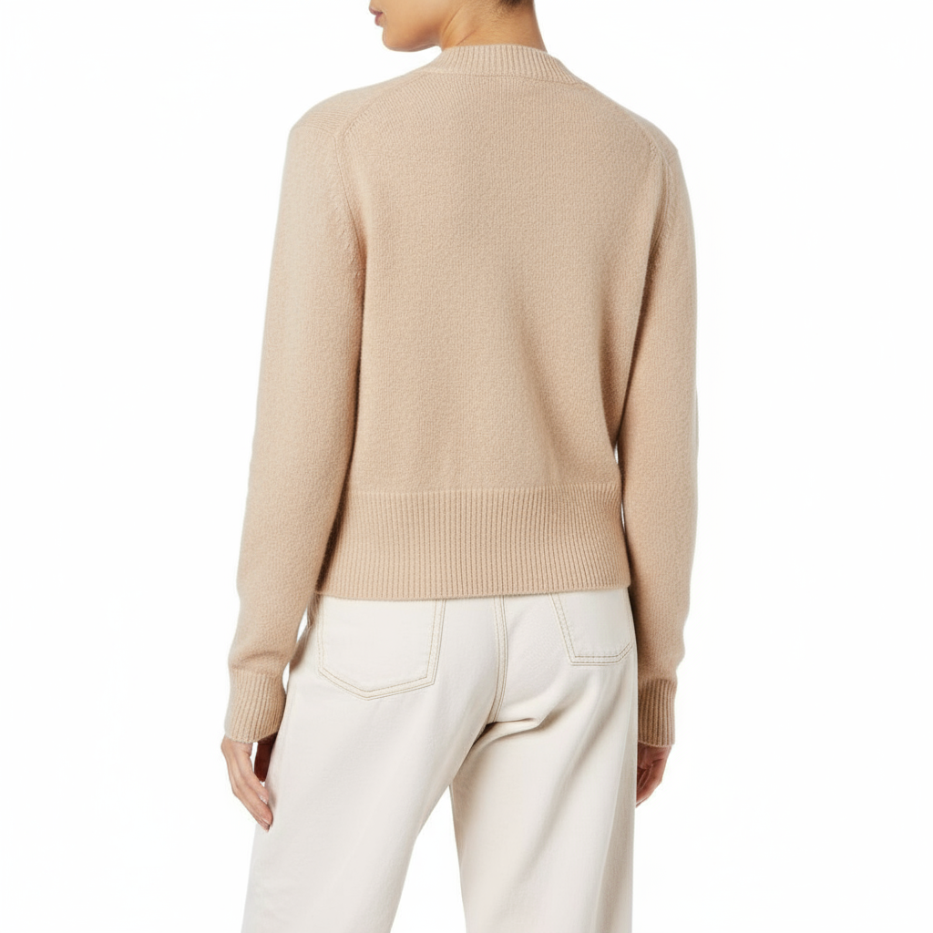 Roshin Loro Piana cashmere cardigan Camel Cashmere Marilyn Moore