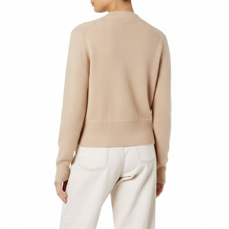 Roshin Loro Piana cashmere cardigan Camel Cashmere Marilyn Moore