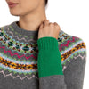 Edith Hand Knitted Cashmere Fair Isle Sweater Marilyn Moore