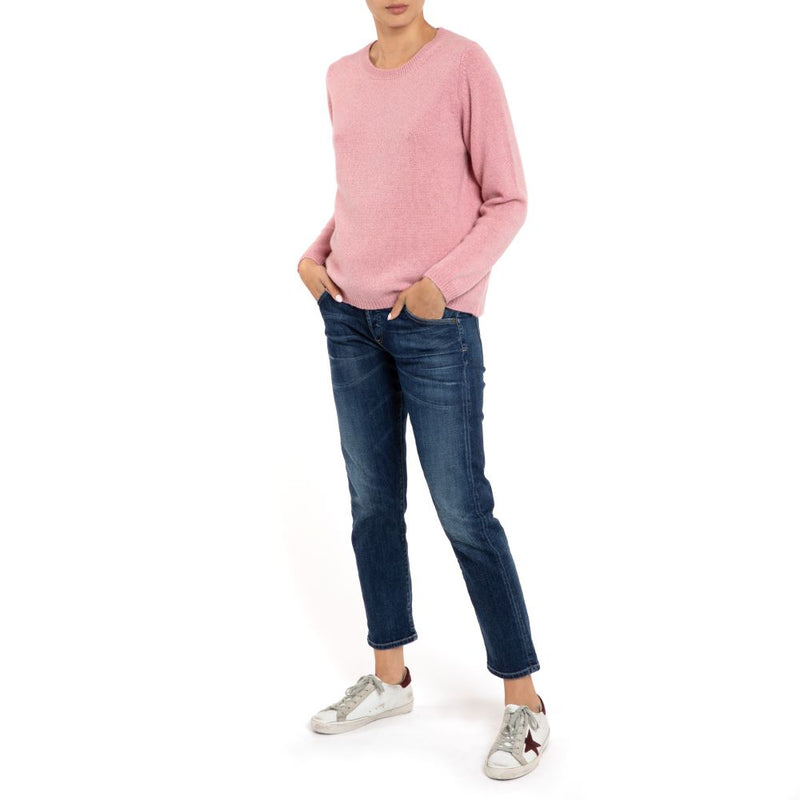 Brooklyn Handmade Cashmere Jumper Pink Marilyn Moore 